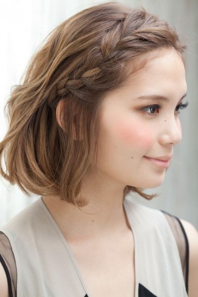 Natural Headband for short hair - Hairstyle for short girls 