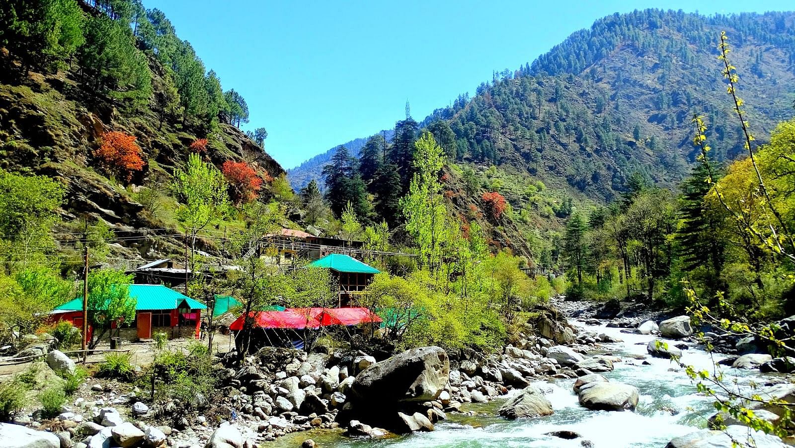Himachal Pradesh destinations - Tirthan Valley