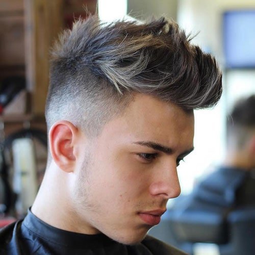 Summer hairstyles for men 2022- High Fade with Quiff