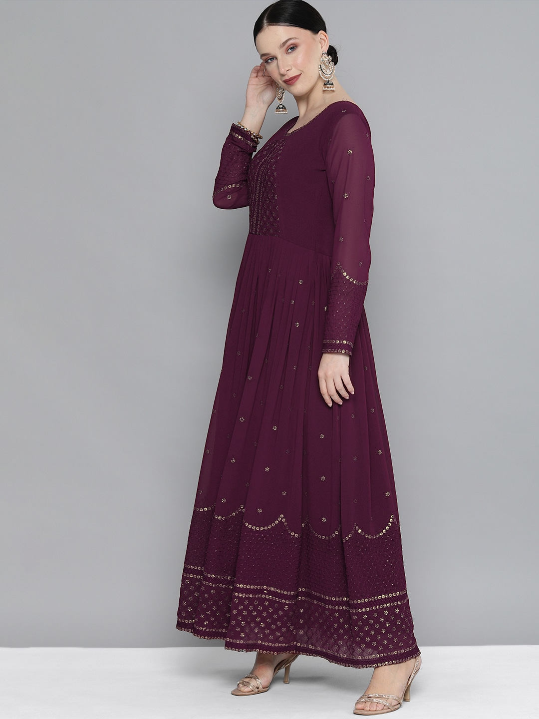 A Line Long Dress - Top 14 dresses from Myntra