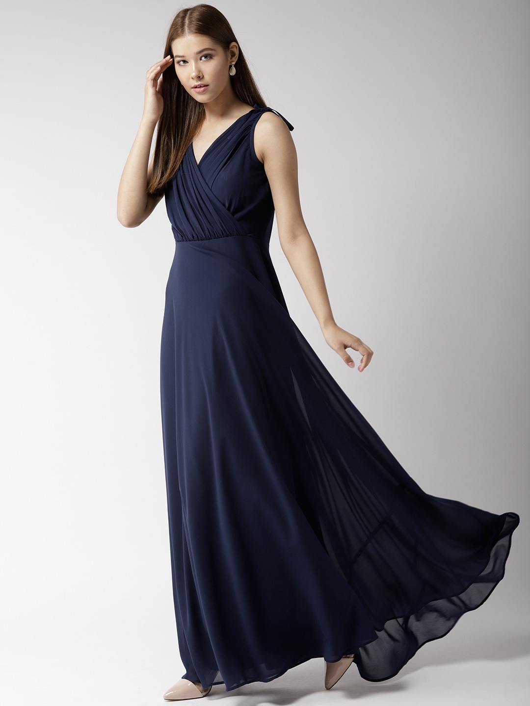 Blue floor length dress - Top 14 dresses from Myntra